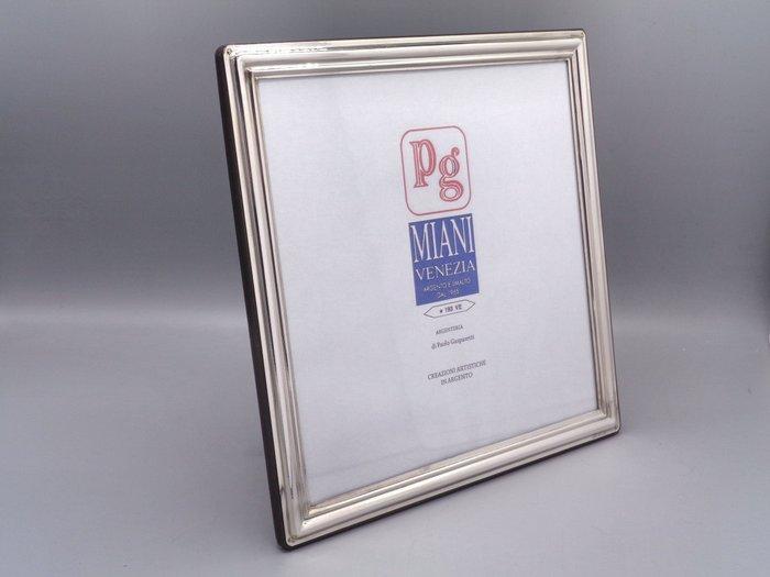 PG-Miani Argenteria - Cadre photo - Argent 925 - 20x20, Antiek en Kunst, Antiek | Zilver en Goud