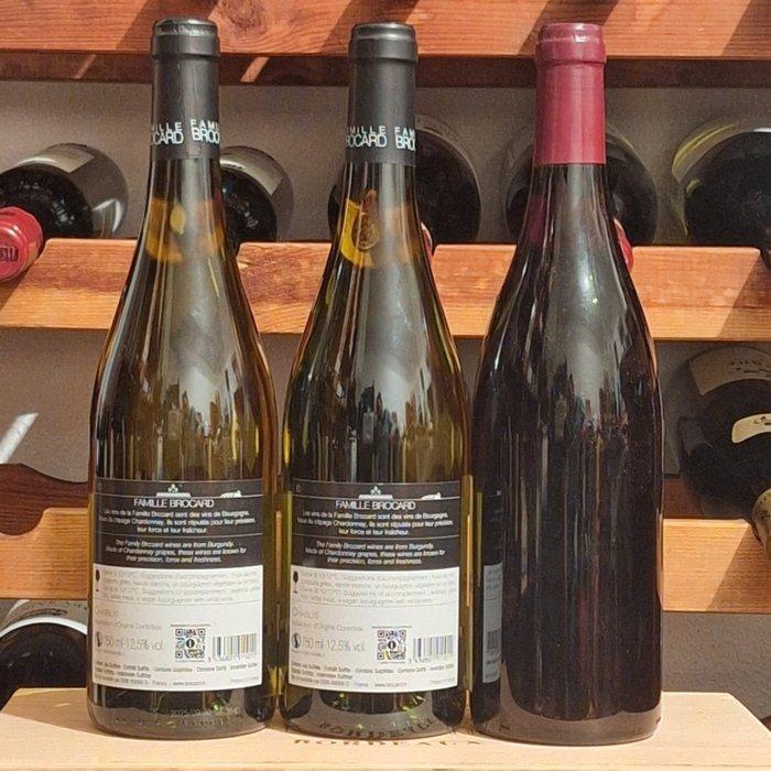 2024 x 2 Famille Brocard Chablis & 1998 Roblot Marchand, Verzamelen, Wijnen