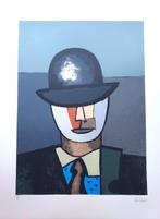 Jean Hélion (1904-1987) - Portrait dhomme au chapeau melon, Antiquités & Art
