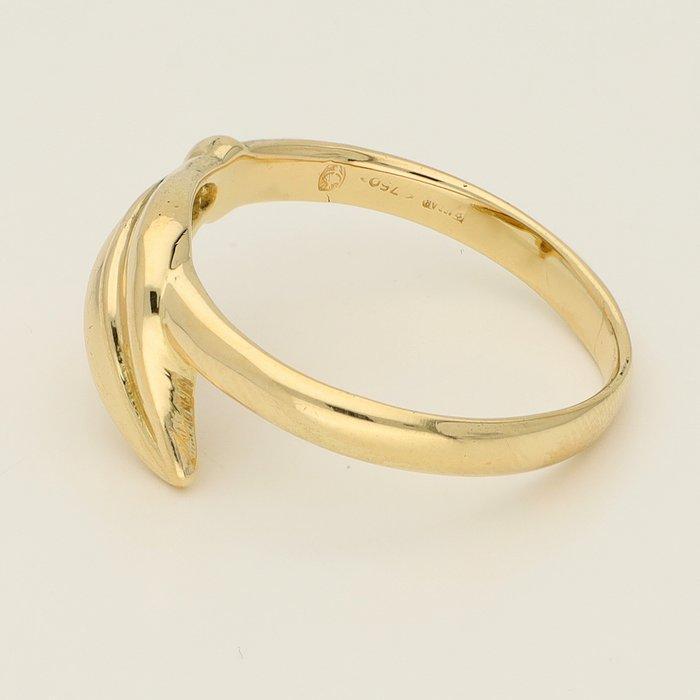 Ring - 18 karaat Geel goud, Handtassen en Accessoires, Ringen