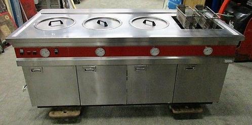 Hegro Bakwand, Friteuse 201cm, gas, Elektronische apparatuur, Frituurpannen