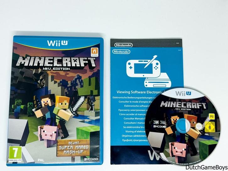 Nintendo Wii U - Minecraft - Wii U Edition - HOL, Games en Spelcomputers, Games | Nintendo Wii U, Gebruikt, Verzenden