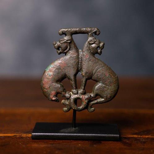 Romeins bronzen paardenbitten - 9.5 cm, Verzamelen, Mineralen en Fossielen