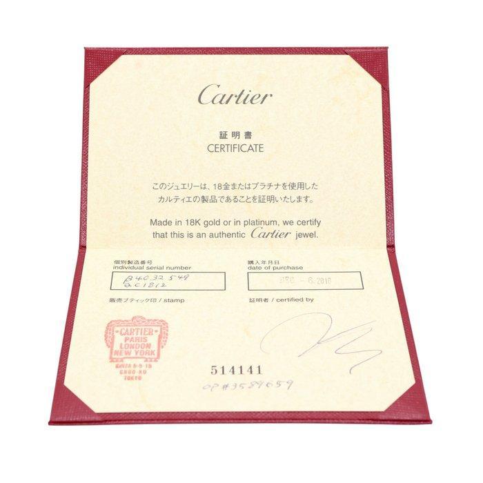 Cartier - Ring - Love - 18 karaat Witgoud - 3 Diamonds, Handtassen en Accessoires, Ringen