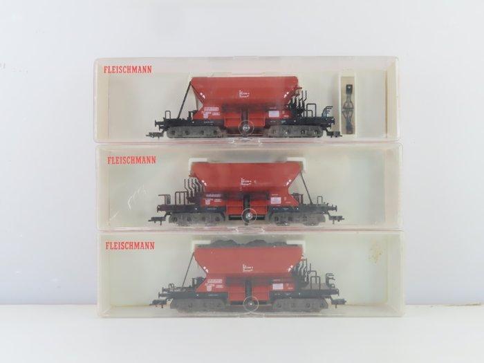 Fleischmann H0 - 5525 - Modeltrein goederenwagon (3) - 3x, Hobby en Vrije tijd, Modeltreinen | H0
