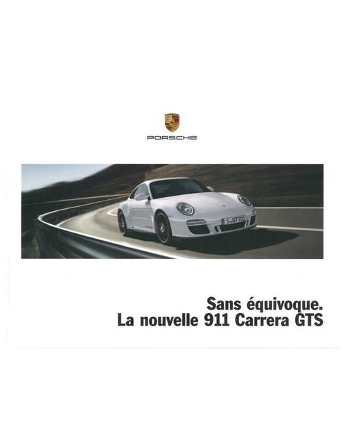 2011 PORSCHE 911 CARRERA GTS HARDCOVER BROCHURE FRANS, Livres, Autos | Brochures & Magazines