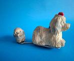Alps - Petit chien - Caniche avec un chiot - Jouet en étain