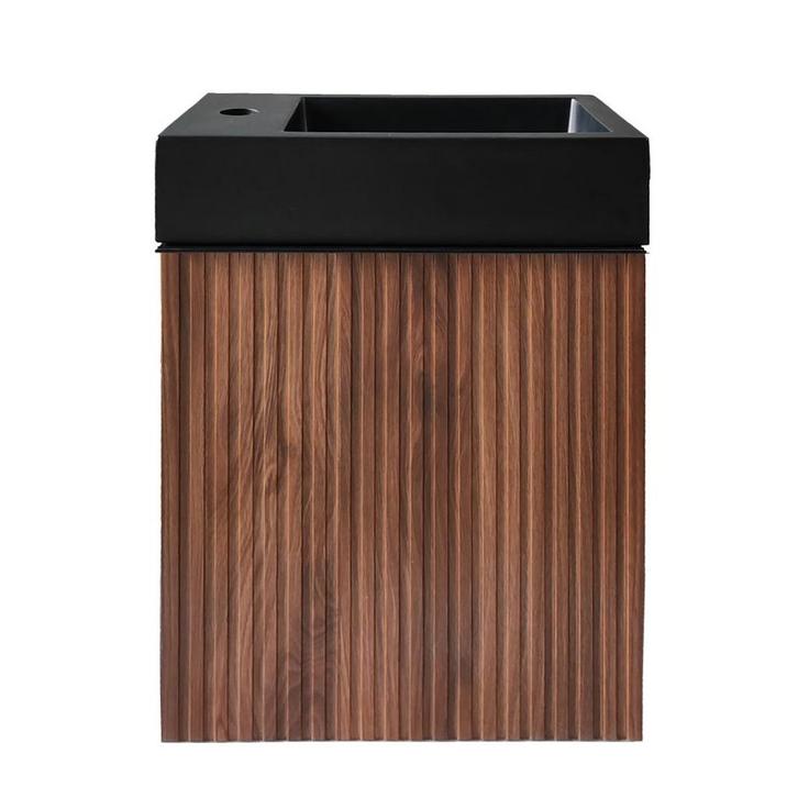 Fonteinkast BWS Sona Met Verticaal Reliëf Soft-close Hout, Doe-het-zelf en Bouw, Sanitair, Bad, Nieuw, Ophalen of Verzenden