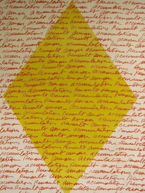Arman - Accumulations Renault - Affiche lithographique, Antiek en Kunst, Kunst | Tekeningen en Fotografie