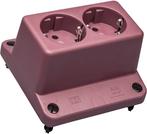 ABB 3640 Dubbele Schuko Socket Afdekking Rood Gerecycled -, Doe-het-zelf en Bouw, Verzenden, Nieuw
