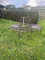 Banc de jardin - Métal - Boombank rond - Bruin