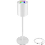 tectake Retro-tafellamp Corly, LED, 7 lichtkleuren, dimbaar, Huis en Inrichting, Verzenden, Nieuw