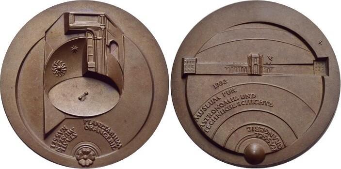 Bronze-medaille 1992 medaille von Viktor Huster 1955 Bade..., Postzegels en Munten, Penningen en Medailles, Verzenden