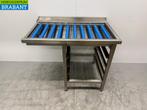 Acier inoxydable Table dégouttage Convoyeur à rouleaux, Articles professionnels, Verzenden