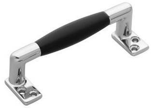 Intersteel Handgreep recht ebbenhout 108 mm Chroom, Huis en Inrichting, Kasten | Overige, Ophalen of Verzenden