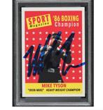 2023 Trading Card Mike Tyson - Autograph - PSA/DNA Authentic, Nieuw