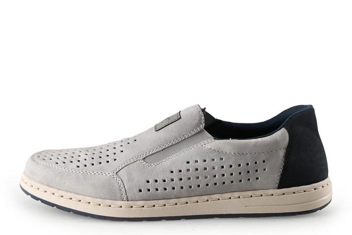 Rieker Instappers in maat 46 Grijs | 5% korting, Kleding | Heren, Schoenen, Overige kleuren, Zo goed als nieuw, Overige typen