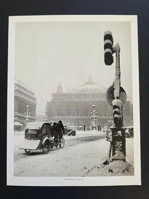 Robert Doisneau (1912 - 1994) - Rickshaw Taxi, Avenue de, Antiek en Kunst, Kunst | Schilderijen | Modern