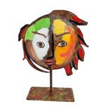 Beeldje - Abstract decorative metal art - Metaal