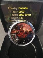 Canada. 5 Dollars 2023 Canadian Silver Mad Pumpkin Black