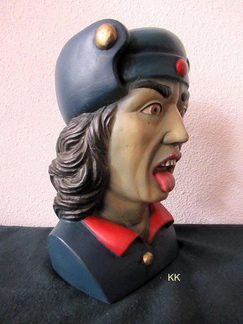 Tête à la bouche ouverte dite « Gaper » - Pharmacie unique,, Antiek en Kunst, Antiek | Wandborden en Tegels