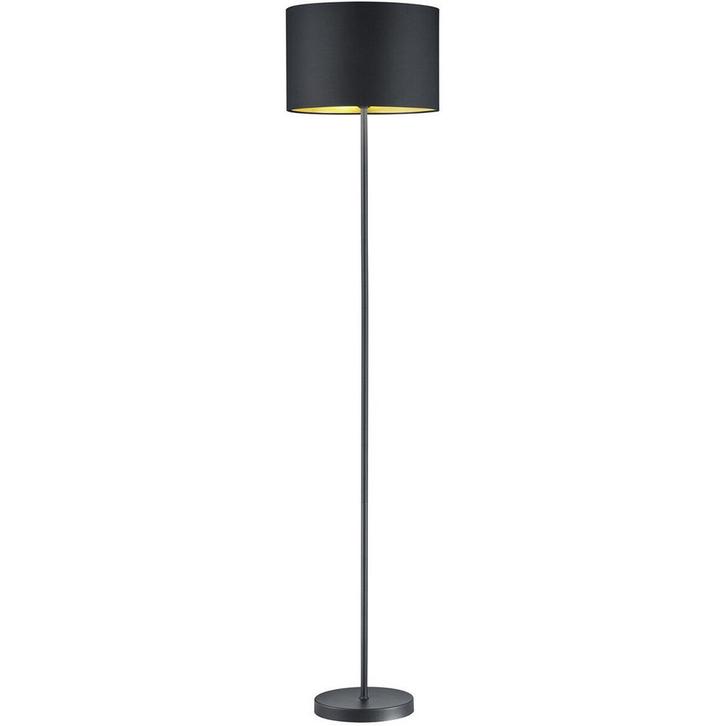 Moderne Zwarte LED Vloerlamp Trion Hostons - E27 Fitting & A, Maison & Meubles, Lampes | Lampadaires, Envoi