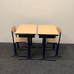 Tweedehands complete school set van 27 stuks tafels +, Huis en Inrichting, Stoelen, Gebruikt, Hout, Vijf, Zes of meer stoelen