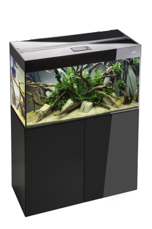 Osaka Glossy aquarium 150 Black + Meubel, Dieren en Toebehoren, Vissen | Aquaria en Toebehoren, Leeg aquarium, Nieuw, Ophalen of Verzenden