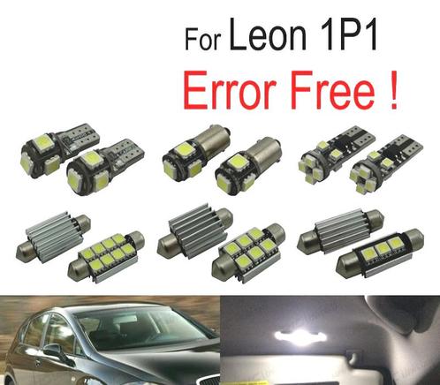 Kit 12 Ampoules Led Intérieur Pour Seat Leon Mk2 1P 1P1 05-1, Autos : Pièces & Accessoires, Éclairage, Envoi