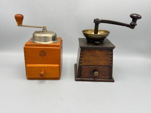 Prachtige authentieke koffiemolens - Koffiemolen - Hout,, Antiek en Kunst, Antiek | Keukengerei