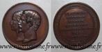 France Medaille Hochzeit Von Napoléon Iii en Eugenie 30 J.., Verzenden