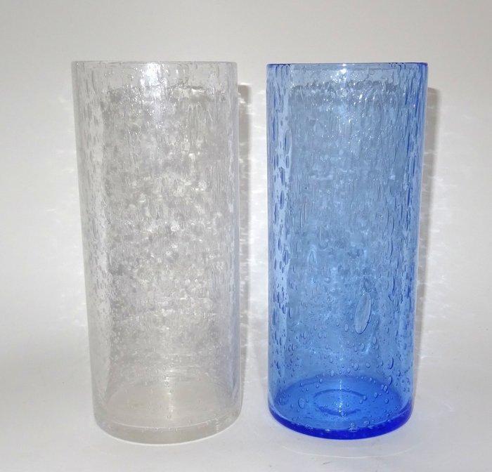 Glasfabriek Leerdam - Siem van der Marel - Vaas (2) -, Antiek en Kunst, Antiek | Glaswerk en Kristal