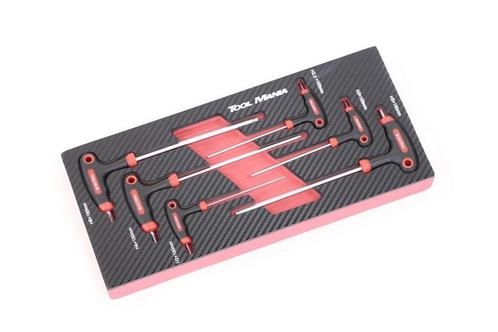 TM 6 Delige T-Greep Inbusset  foam carbon look inlay, Auto diversen, Autogereedschap, Verzenden