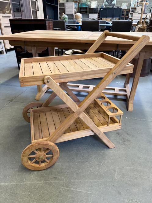 Trolley classic, teakhout (nieuw, outlet), Tuin en Terras, Tuinmeubel-accessoires, Nieuw