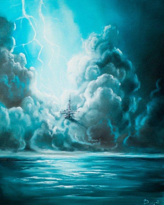 Adam Burczyc - Return, Antiek en Kunst, Kunst | Schilderijen | Modern
