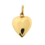 Gouden hanger van een hartje (liefde, kettinghanger), Overige merken, Goud, Gebruikt, Ophalen of Verzenden
