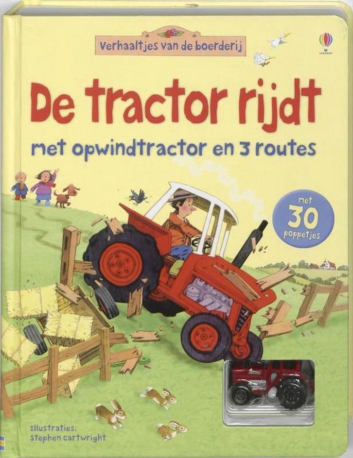 De tractor rijdt - met opwindtractor 9781409503880, Boeken, Kinderboeken | Kleuters, Gelezen, Verzenden