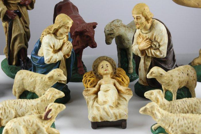 Beeldje - Kerstgroep (20) - Gips, Antiek en Kunst, Antiek | Boeken en Manuscripten