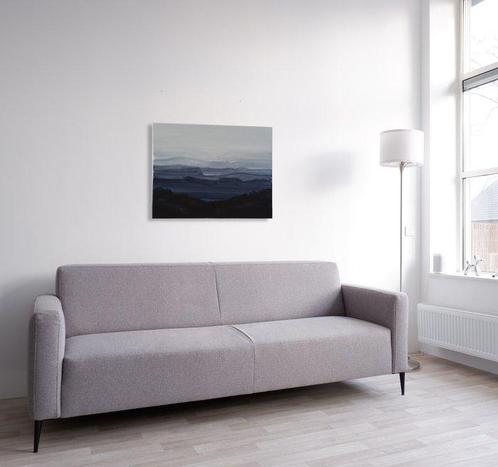 Matthieu van Riel - Landscape Black, Antiek en Kunst, Kunst | Schilderijen | Modern