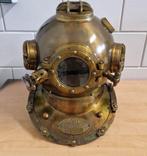 Grand casque de plongée nautique Mark V Morse Diving, Antiquités & Art, Curiosités & Brocante