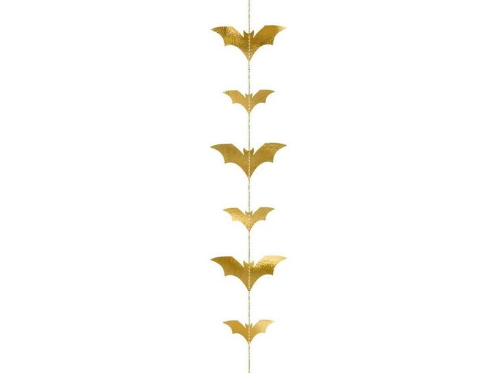 Vleermuis Hangdecoratie Goud 1,5m, Hobby en Vrije tijd, Feestartikelen, Nieuw, Verzenden