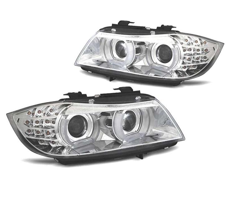 PHARES XÉNON AFS ANGEL EYES U 3D LED POUR BMW E90 E91 08-12, Auto-onderdelen, Verlichting, Verzenden