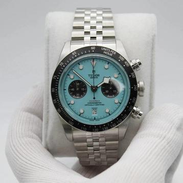 Tudor - Black Bay Chrono Flamingo Blue - 79360N - Homme - beschikbaar voor biedingen