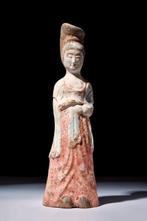 Oud Chinees, Tang-dynastie Aardewerk figuur van vrouwelijke
