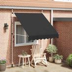 vidaXL Luifel handmatig uittrekbaar 200 cm antraciet, Tuin en Terras, Verzenden, Nieuw