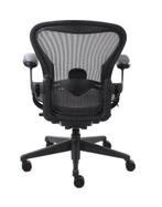 Herman Miller Aeron Remastered, Ergonomisch, Bureaustoel, Zo goed als nieuw, Zwart