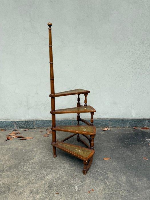 Boekenkast - Hout - Antieke boekenladder, Antiek en Kunst, Curiosa en Brocante