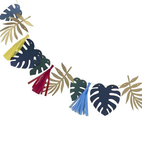 Gekleurde Tassel Slinger Met Bladeren 2m, Hobby en Vrije tijd, Feestartikelen, Nieuw, Verzenden