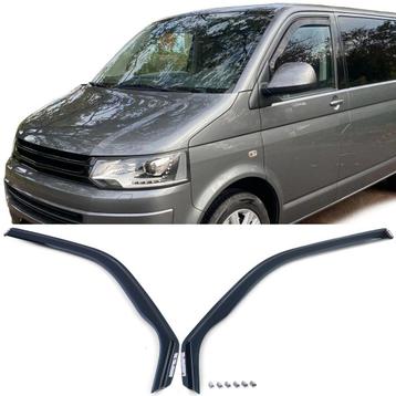 Zijwindschermen voor VW Bus T5/T6 vanaf 04/2003 - Black S..., Ophalen of Verzenden