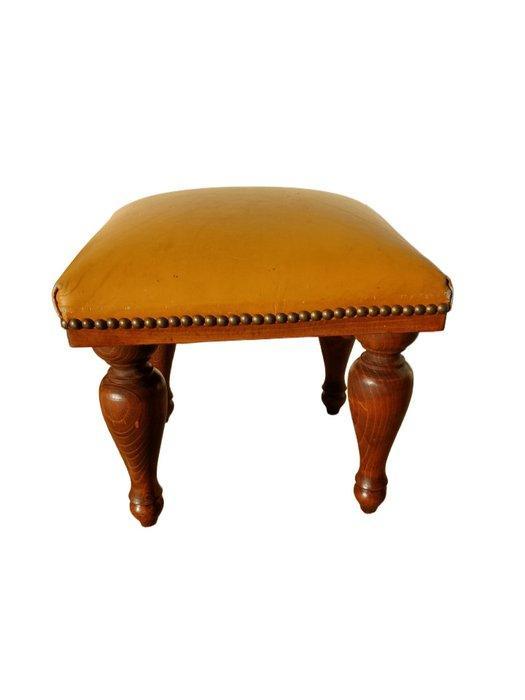 Ottoman - Bois, Cuir, Huis en Inrichting, Overige Huis en Inrichting